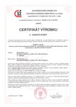 Certifikát Pb30